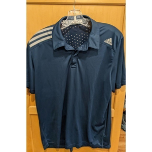 Adidas Clima Chill Bluish‎ Poly Light Weight POLO SHIRT Large L
